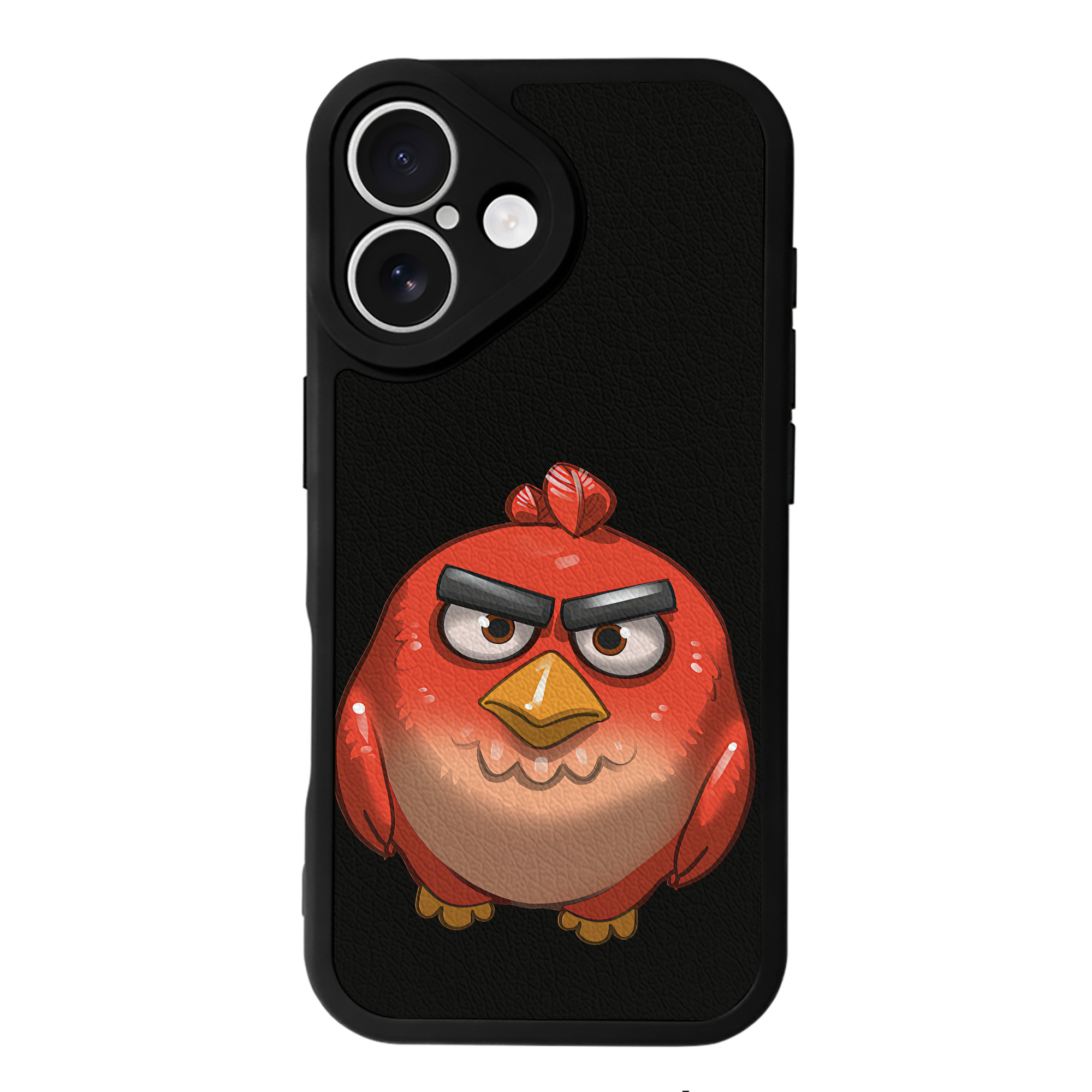 （画像用） Angry Birds アングリーバード 【iPhone 16シリーズ対応】シリコンスマホケース（レザー調） 材質：シリコン